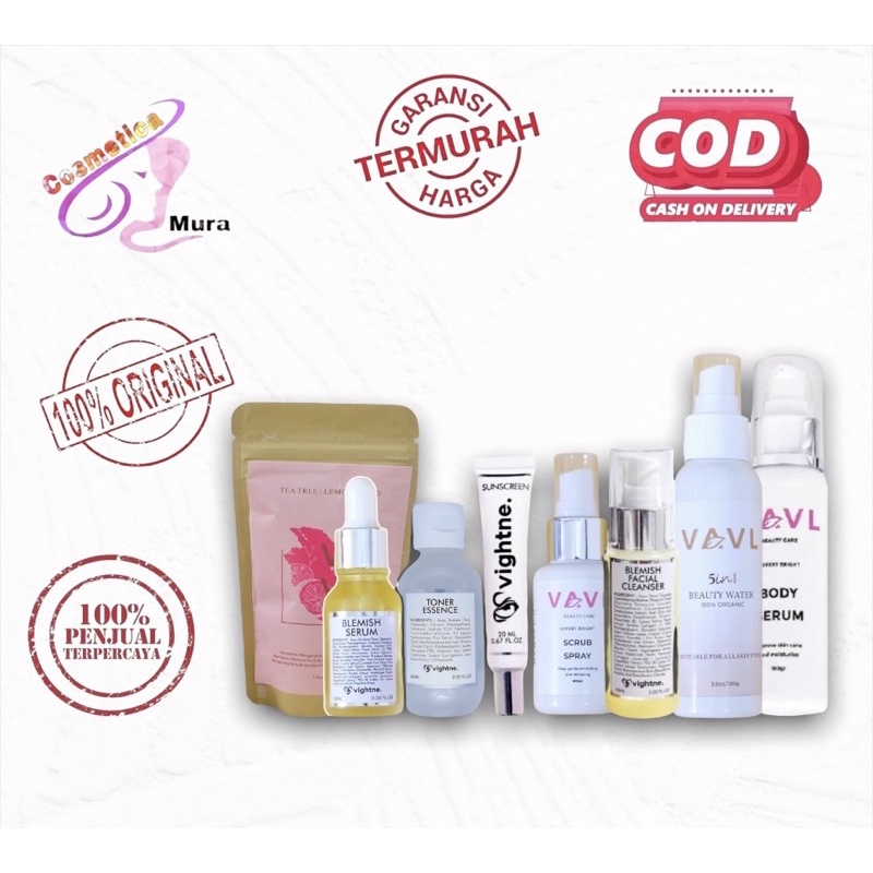 vavl blemish series || vavl pure white seri || vightne vavl skincare