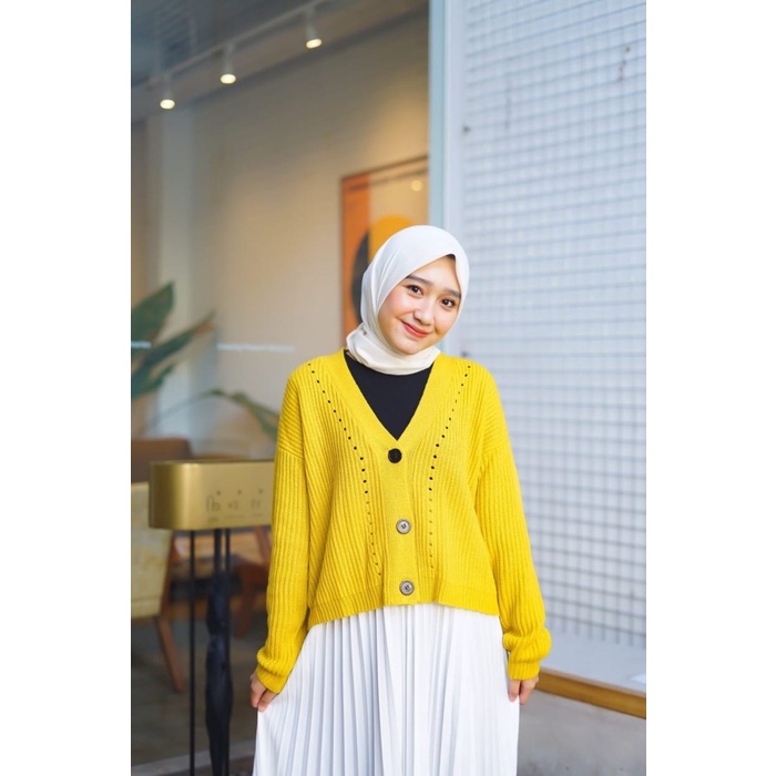 Dara Cardy Cardigan Rajut Wanita Premium Tebal Halus Realpict COD Free Ongkir Korean Style