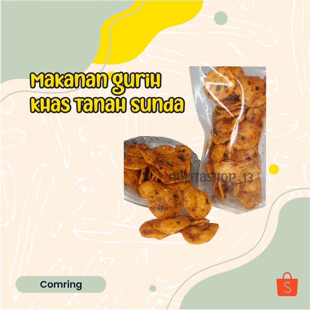 

Makanan Ringan Cemilan Snack Jajajan Moring / combring / Combro Kering Pedas / Pedes Kiloan Murah Instan Enak