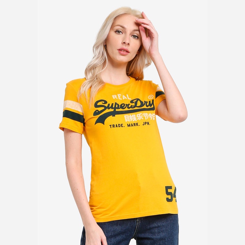 Superdry Vintage Logo Varsity Tee Wanita 01