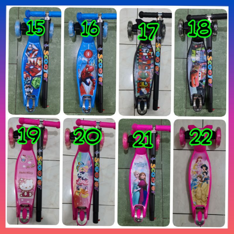 21SCOOTER KICKBOARD SKUTER ANAK OTOPED RODA 3 / SEKUTER DORONG