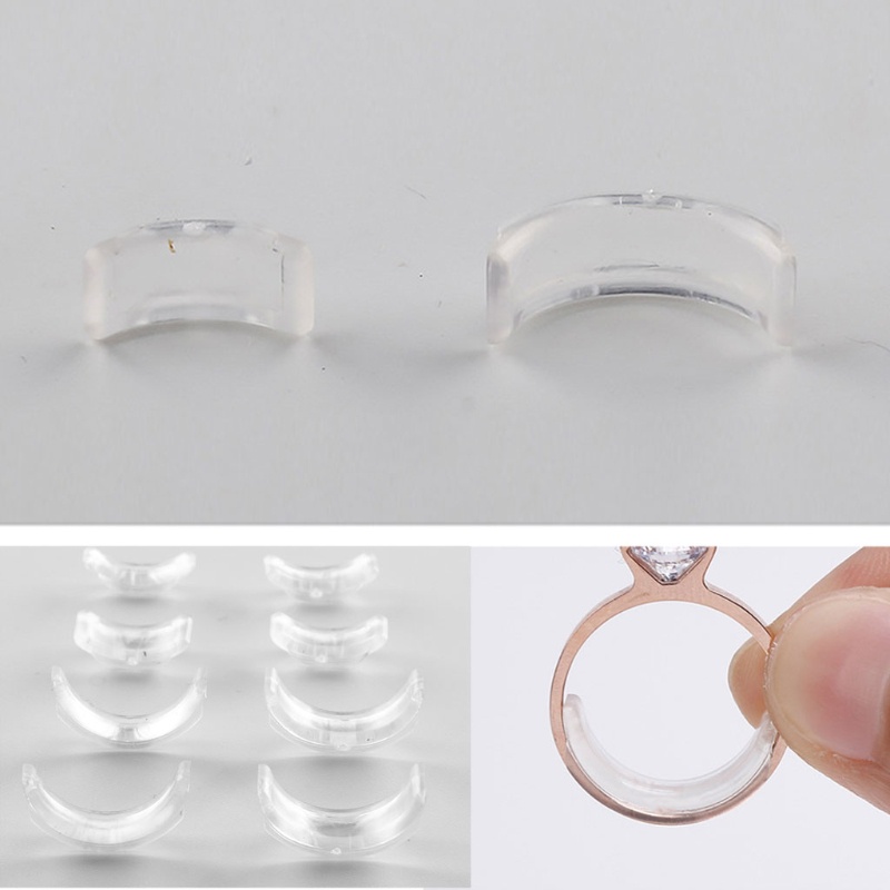 SIY  8Pcs Invisible Ring Size Adjuster for Loose Rings Ring Adjuster Fit Any Rings