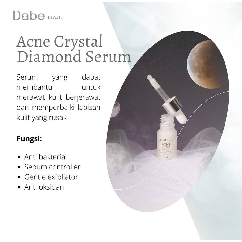 DABE BEAUTE ACNE CRYSTAL DIAMOND SERUM by Bella Shofie | Serum Acne