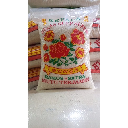 

Beras Ramos merk Bunga kualitas premium - Bogor