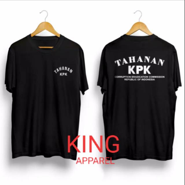 Kaos Baju TAHANAN KPK - KA000