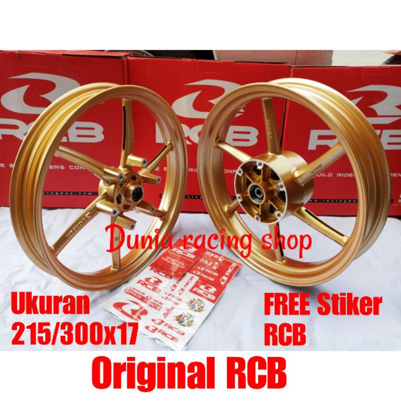 Velg RCB Pelek racing RCB Ninja 150 Ninja RR SP522 Gold 215 300 17 Original RCB