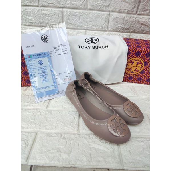 tory burch flat / sepatu wanita tory flat premium