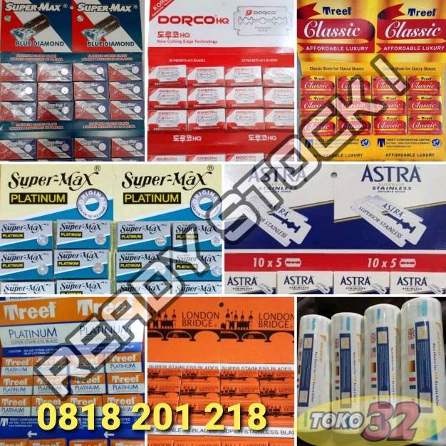 Silet Cukur Supermax Platinum Original Barber Barbershop Pangkas Rambut