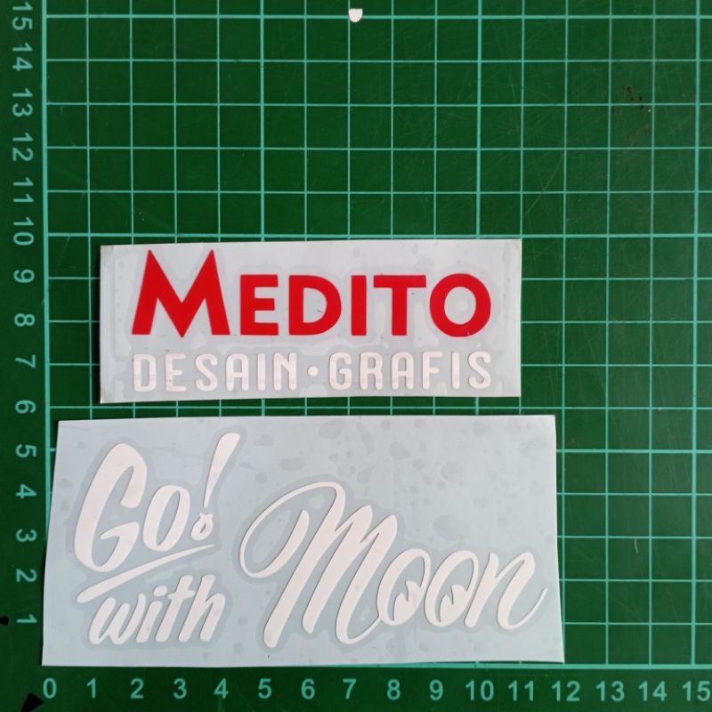 Sticker Cutting Go With Go Moon