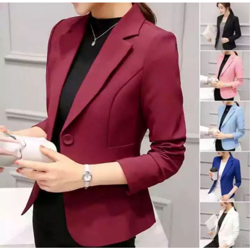 baju jas wanita/atasan wanita/blazer cewe/jas formal/keren best trend
