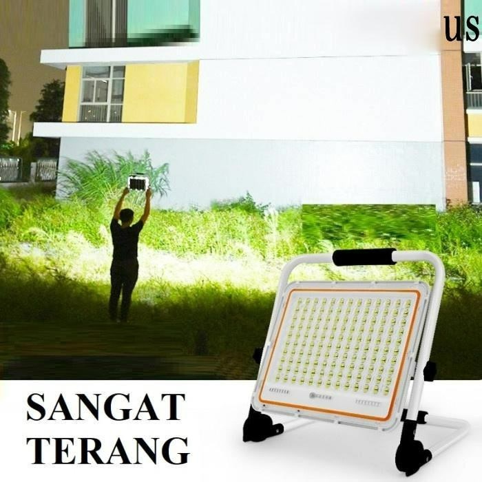 [MB] LAMPU SOROT EMERGENCY 100W PORTABLE / SOROT EMERGENCY PORTABLE / LAMPU CAMPING DARURAT RECHARGEABLE