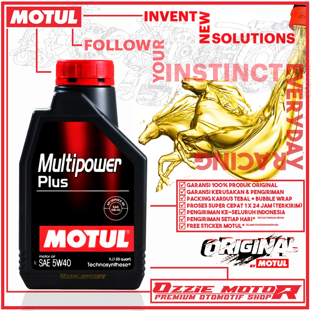 MOTUL MULTIPOWER PLUS 5W40 SN 1L