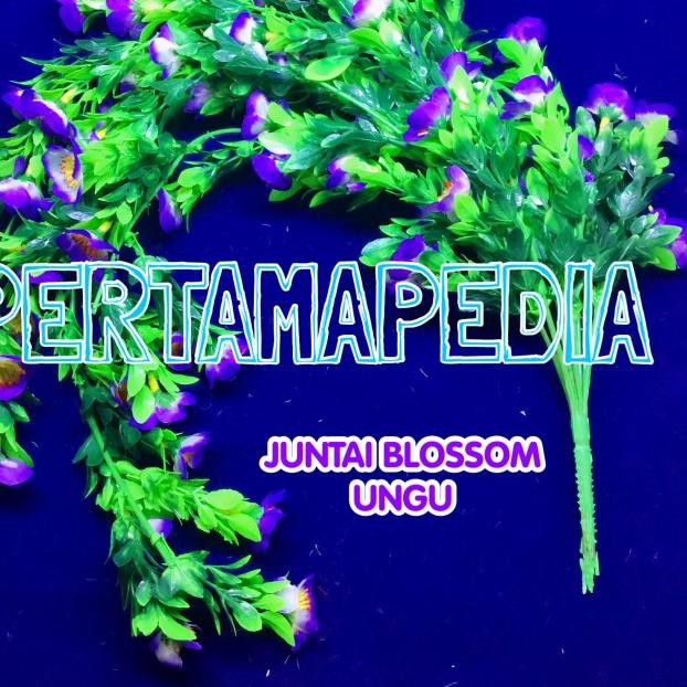 ☼ Bunga Plastik/ Daun Rambat/ Rumput Plastik/ Floral Foam/ Blossom - Putih ➾