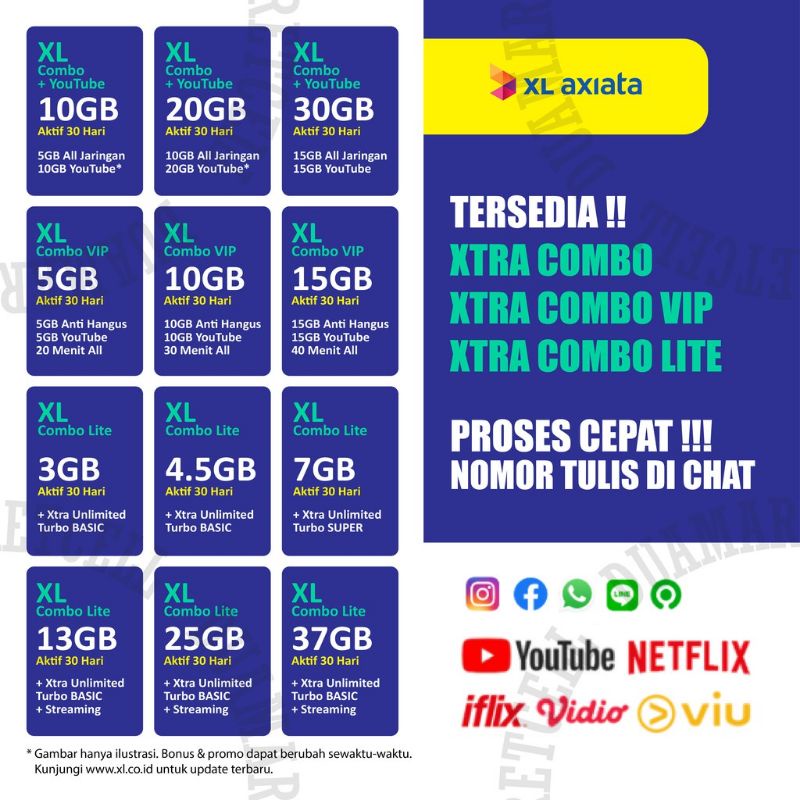 VOUCHER KUOTA XL