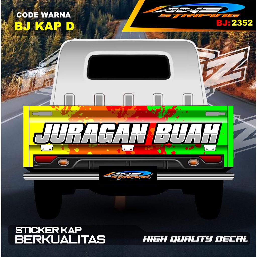 STIKER DECAL BAK BELAKANG GRANMAX / STICKER VARIASI GRANMAX PICK UP / DECAL STIKER CARRY PICK UP / STIKER VARIASI PICK UP L300