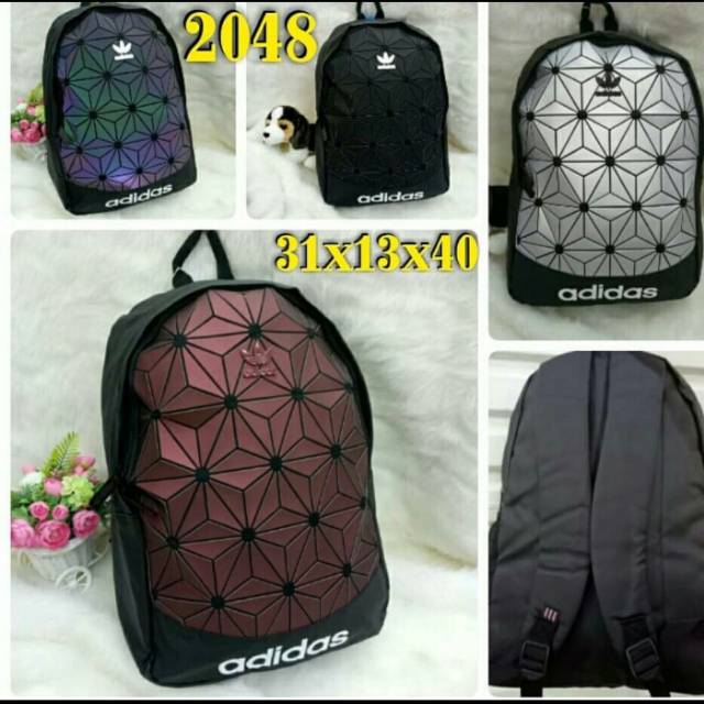 ADIDAS BACKPACK ,TAS RANSEL 3 D HOLOGRAM HIGH QUALITY,DAZLLE