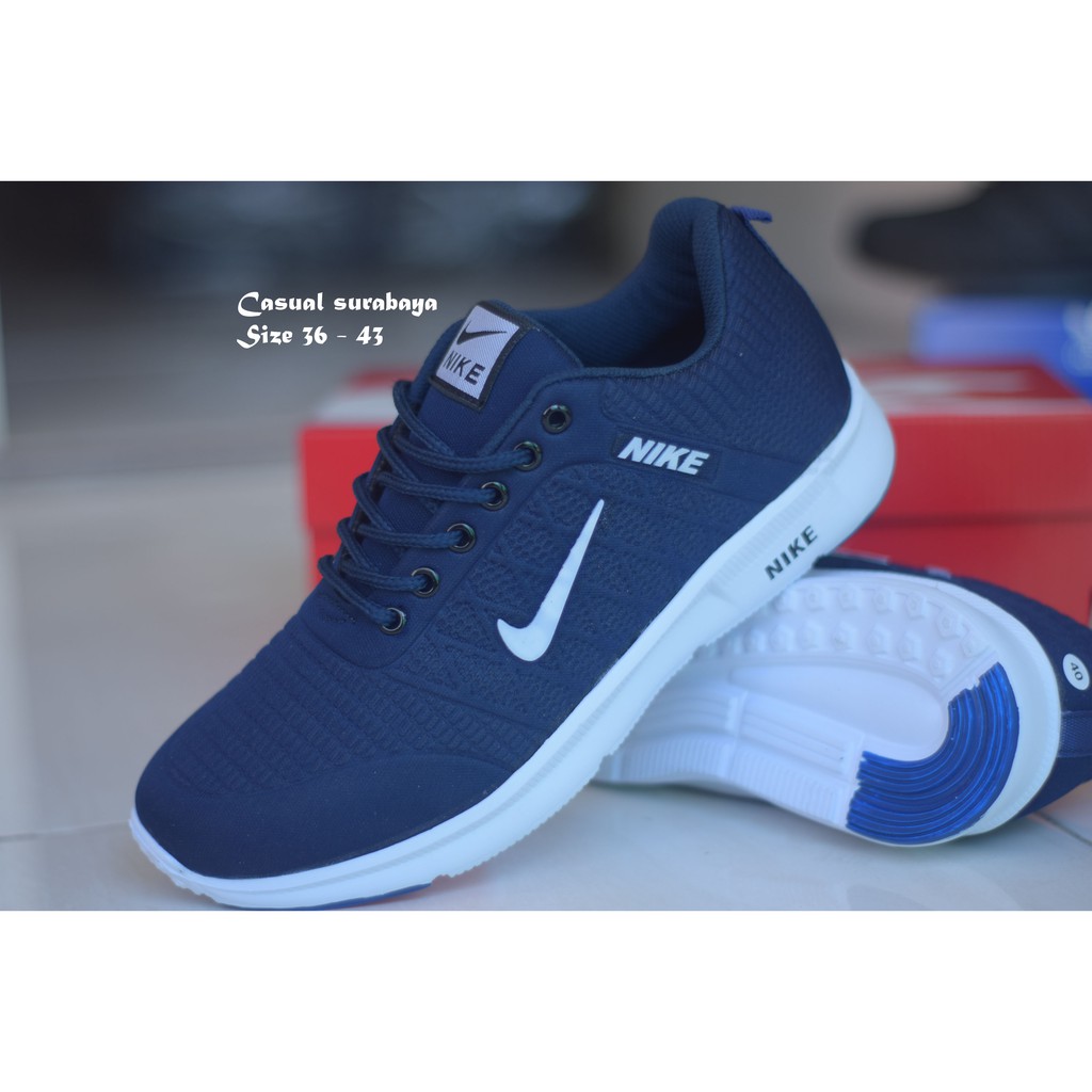 Sepatu NK Air Zoom Navy