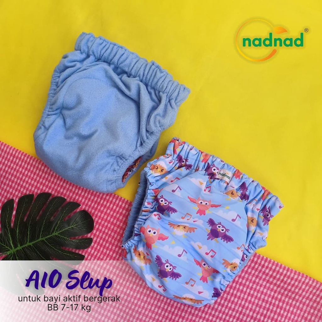 Clodi Popok Kain Cuci Ulang Celana Slup Nadnad BB 7-17 kg New Motif