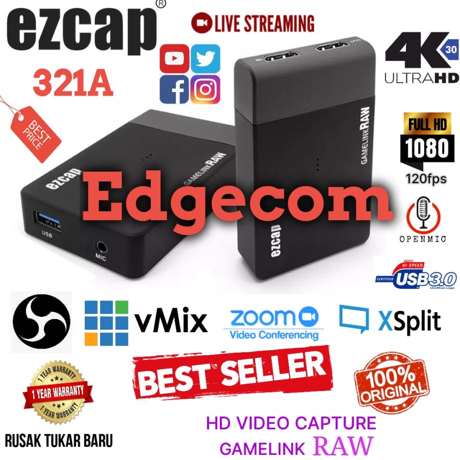 Ezcap 261M USB 3.0 HDMI HD Video Capture - EZCAP 261M