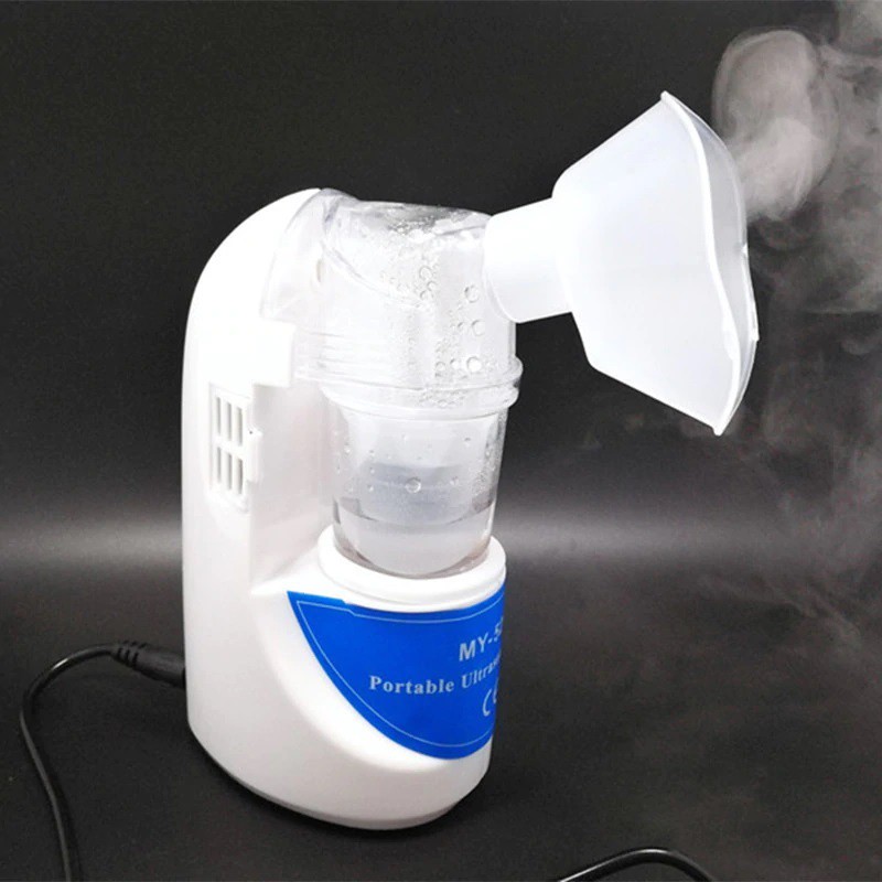 Grab medan Taff OMICRON Alat Terapi Pernafasan Ultrasonic Inhale Nebulizer  OKA-517 MY-520A White