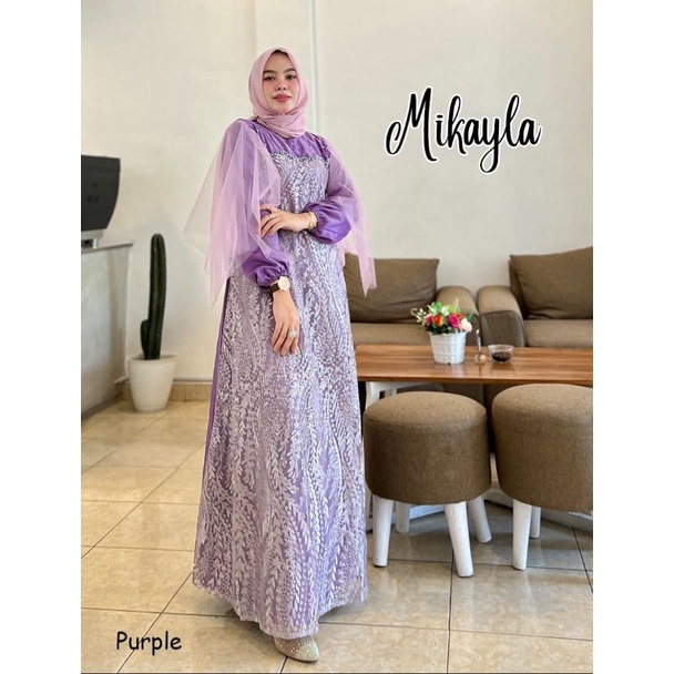 MIKAYLA gamis kondangan gamis lebaran wisuda bridemaid