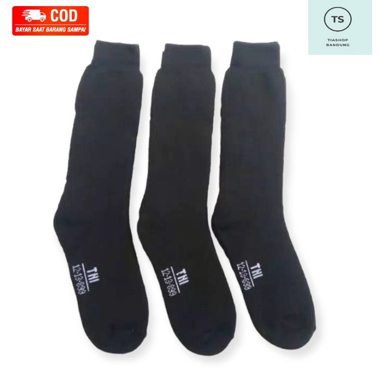 Kaos Kaki PDL Hitam Tebal || Kaos Kaki Pria || Kaos Kaki Hitam Tebal