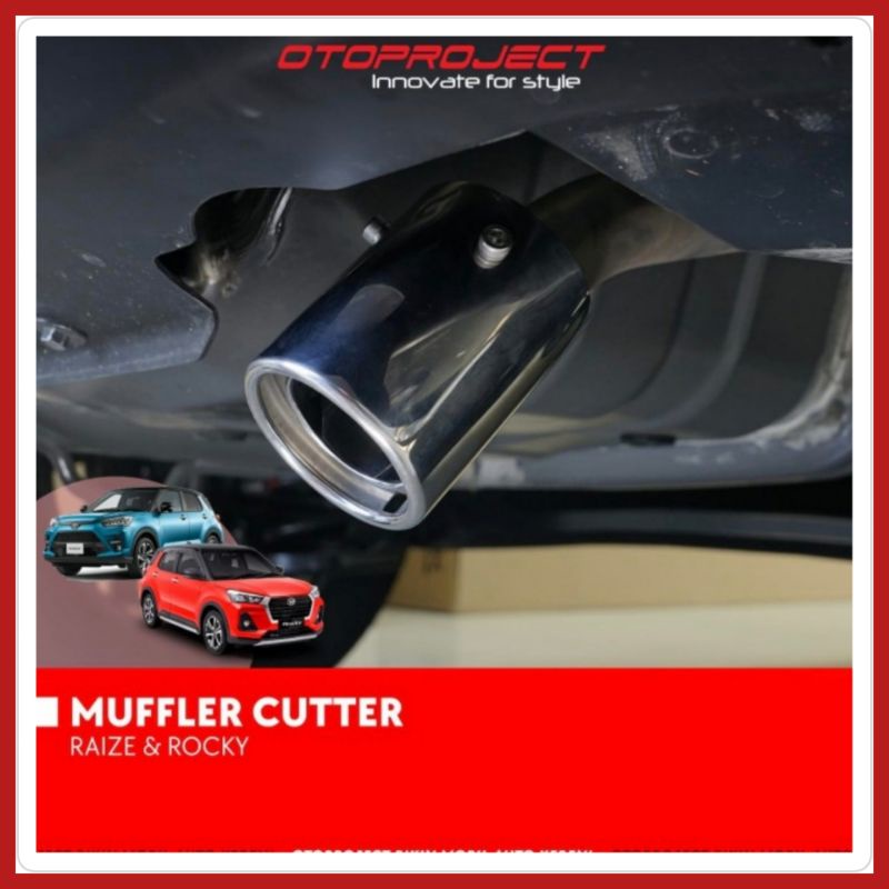 Buntut Knalpot Muffler Cutter Raize / Rocky