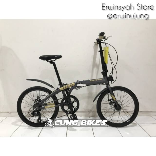 Sepeda Lipat 20 United Cora 7 speed