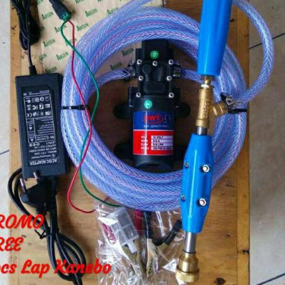 ☛se✪LA080 PROMO STEAM MINI 1  SET Mesin Cuci AC Motor Mobil Steam Power Sprayer Alat Portable 