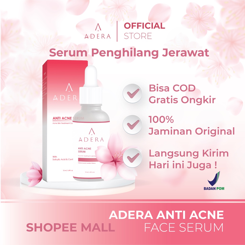 SERUM ADERA ANTI ACNE ORI KHUSUS KULIT BERJERAWAT