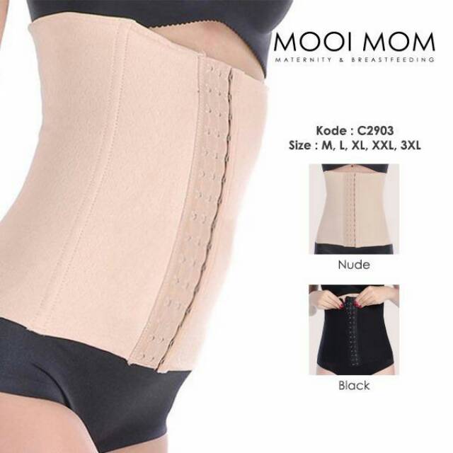 MOOIMOM LONG SEAMLESS BONED CORSET C2903