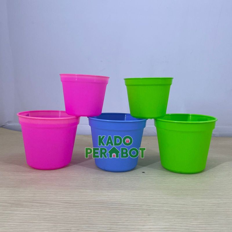 pot bunga mini - pot bibit bunga - pot plastik - pot tanaman mini