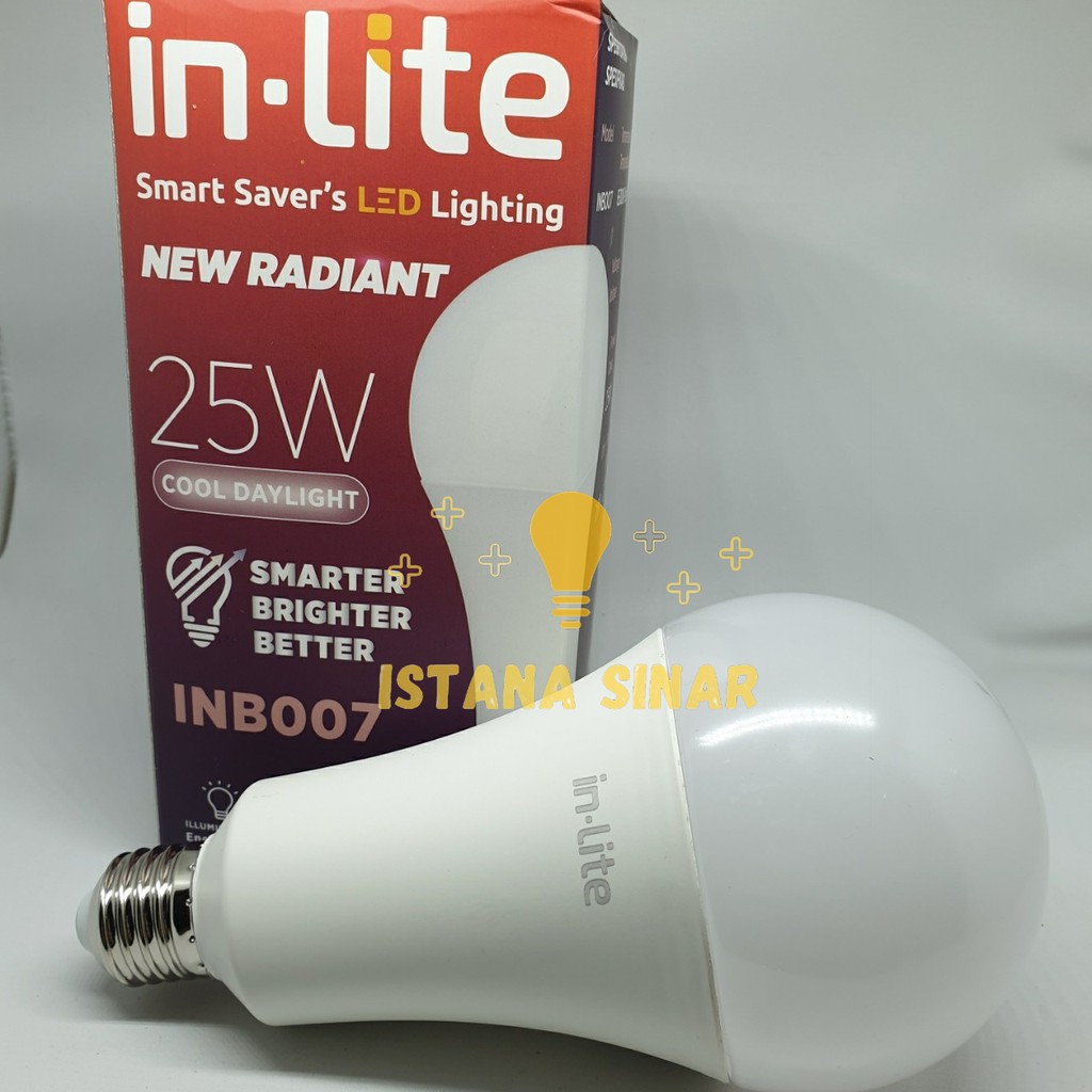 LAMPU LED INLITE IN-LITE 25W 25 W / WATT  / WT BOHLAM BERGARANSI