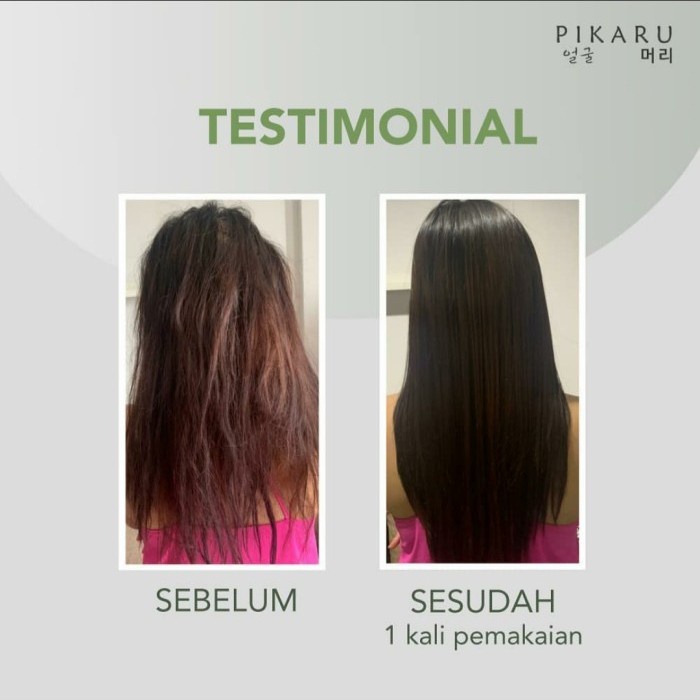 Keratin Pikaru Anti Frizz Pelurus Rambut Alami Original 150 ml 75 ml