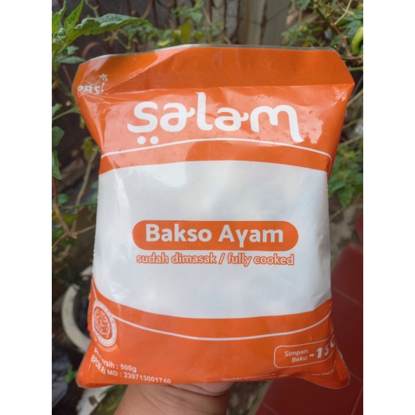 

Salam Bakso Varian Rasa Ayam & Sapi (Isi 50pcs) Kemasan 500gram