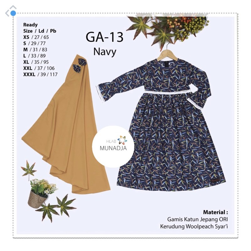 Set Gamis Anak + Jilbab Syari