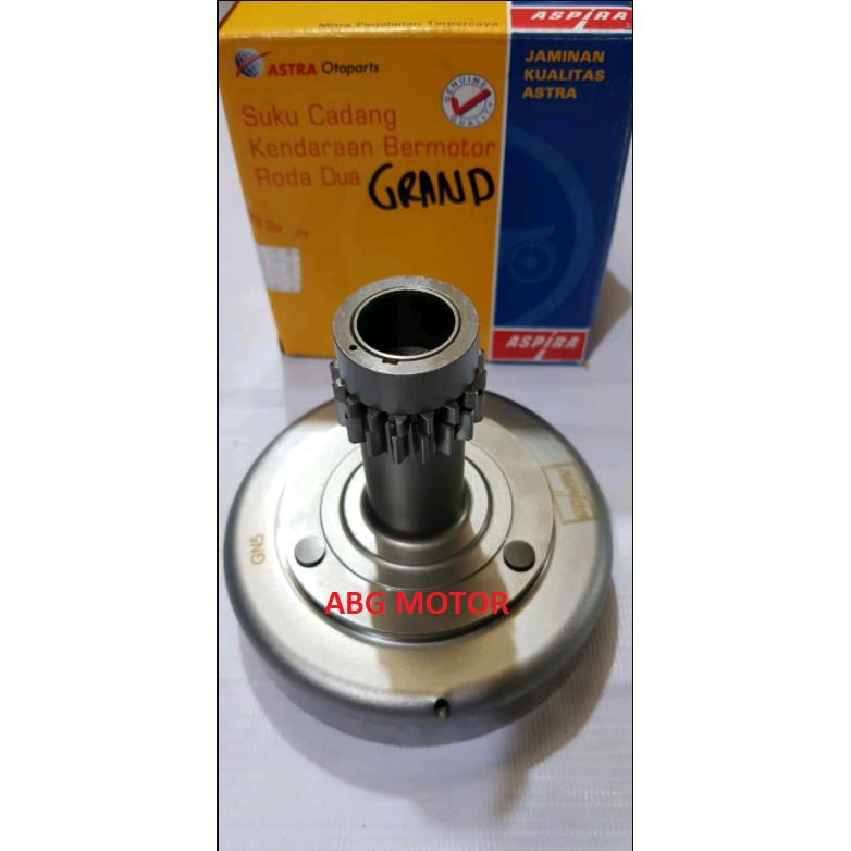 MANGKOK RUMAH KAMPAS GANDA OTOMATIS SPORKET SPROKET ASTREA GRAND SUPRA MEREK ASPIRA