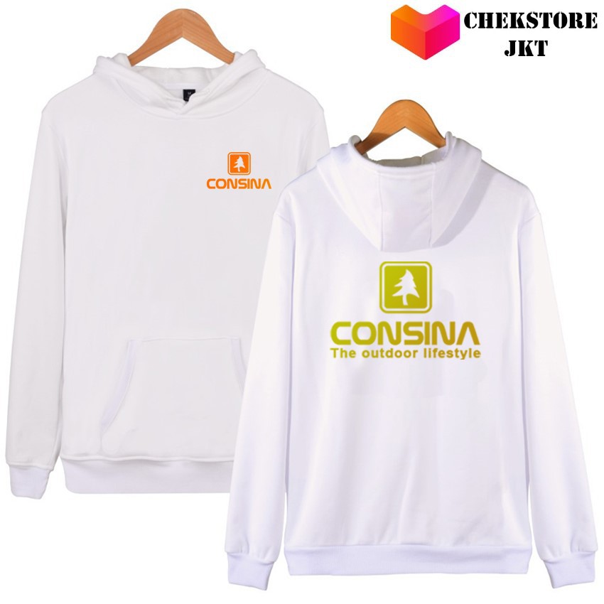 Jaket Hoodie Consina Anak Gunung Logo Gold Premium Quality Produk