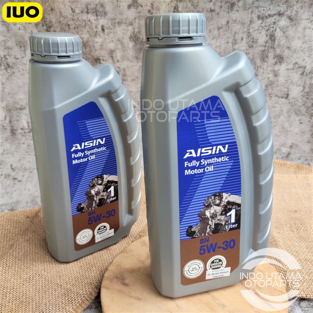 Oli Aisin 5W 30 API SN/ CF FULLY SYNTHETIC isi 1 ltr ASLI