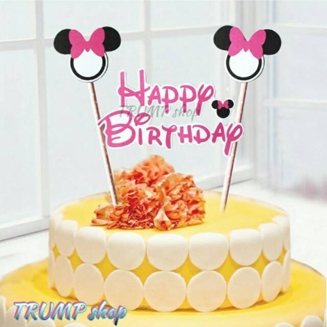 

Topper Cake HBD Minnie