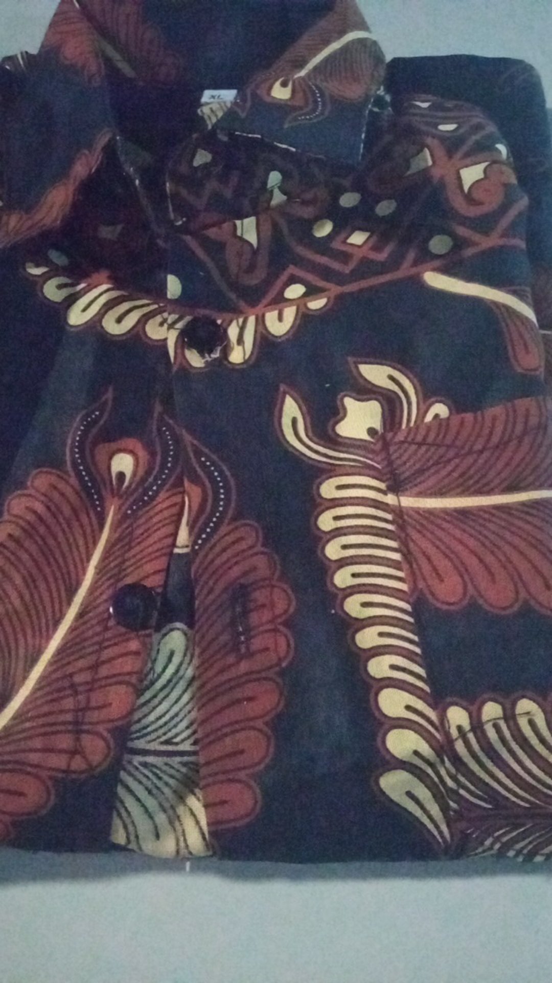 Couple Ayah Anak Batik Sogan Daun