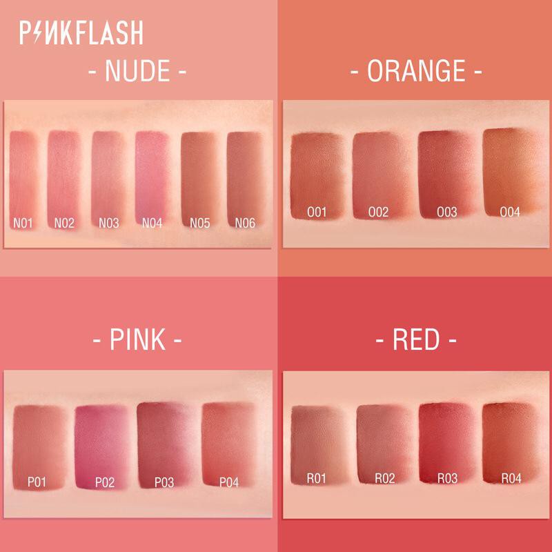 Pinkflash Lip Cream Matte Lipstick Lip Gloss Melting Matte Lip Tint - Lipgloss Lipcream PF-L01