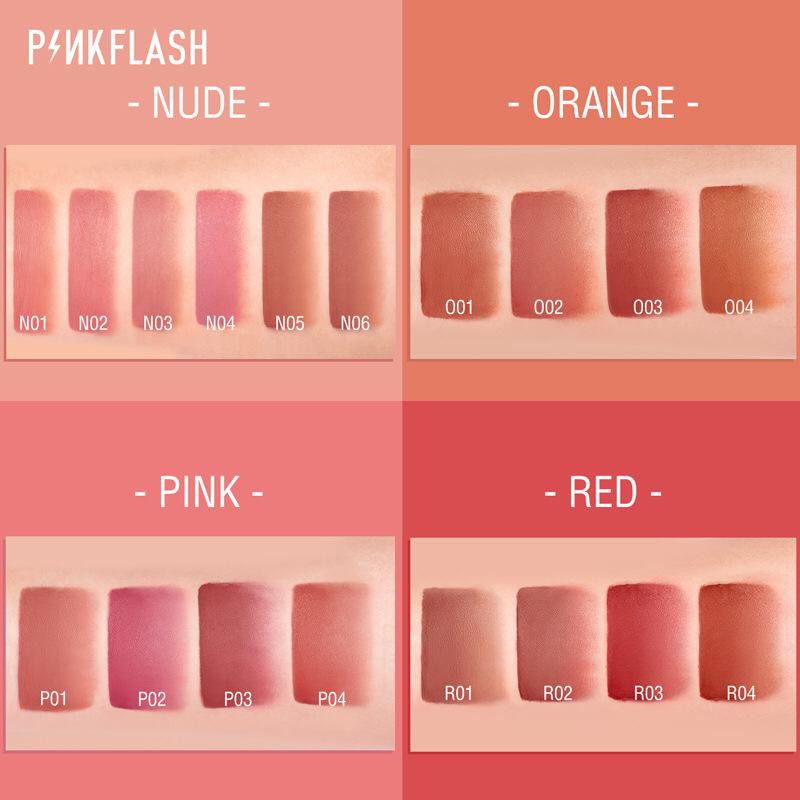 Original Lip Cream Matte PINKFLASH Lipstick Lip Gloss Melting Matte Lip Tint - Lipgloss Liptint Lipcream/Lipstik/Lipcream/Lip Matte