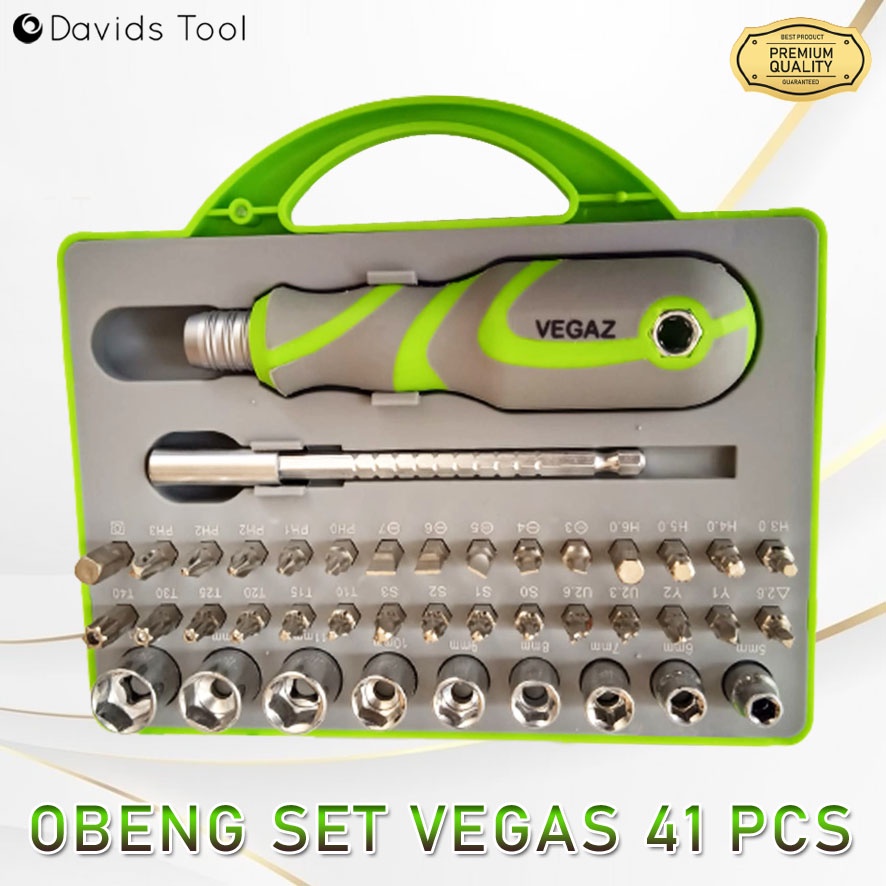 Obeng Serbaguna Set Vegas 41 Pcs