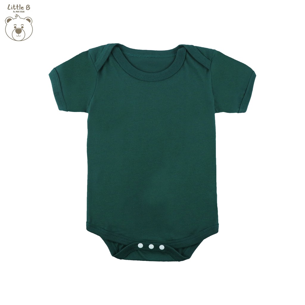 Little B By MacBear Jumper Bayi Unisex Basic Collection Little Aldo Newborn - 12 bulan-Green