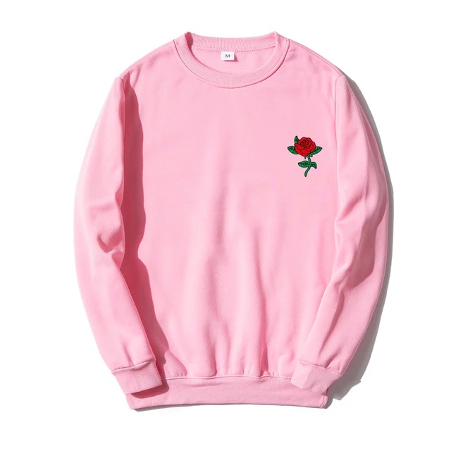 Flower Basic Sweater II Flower Sweater Crewneck II Sweatshirt Sz M - XL ( Pria &amp; Wanita / Anak &amp; Dewasa )