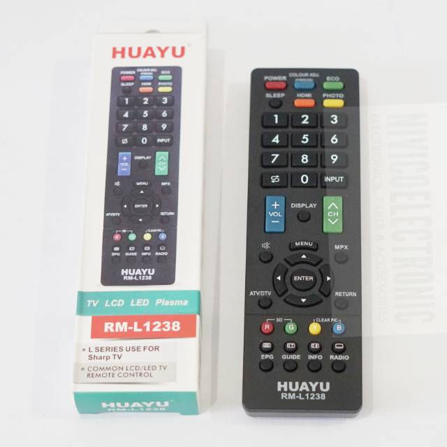 Remot tv HUAYU RML1238 SHARP LCD PED PLASMA