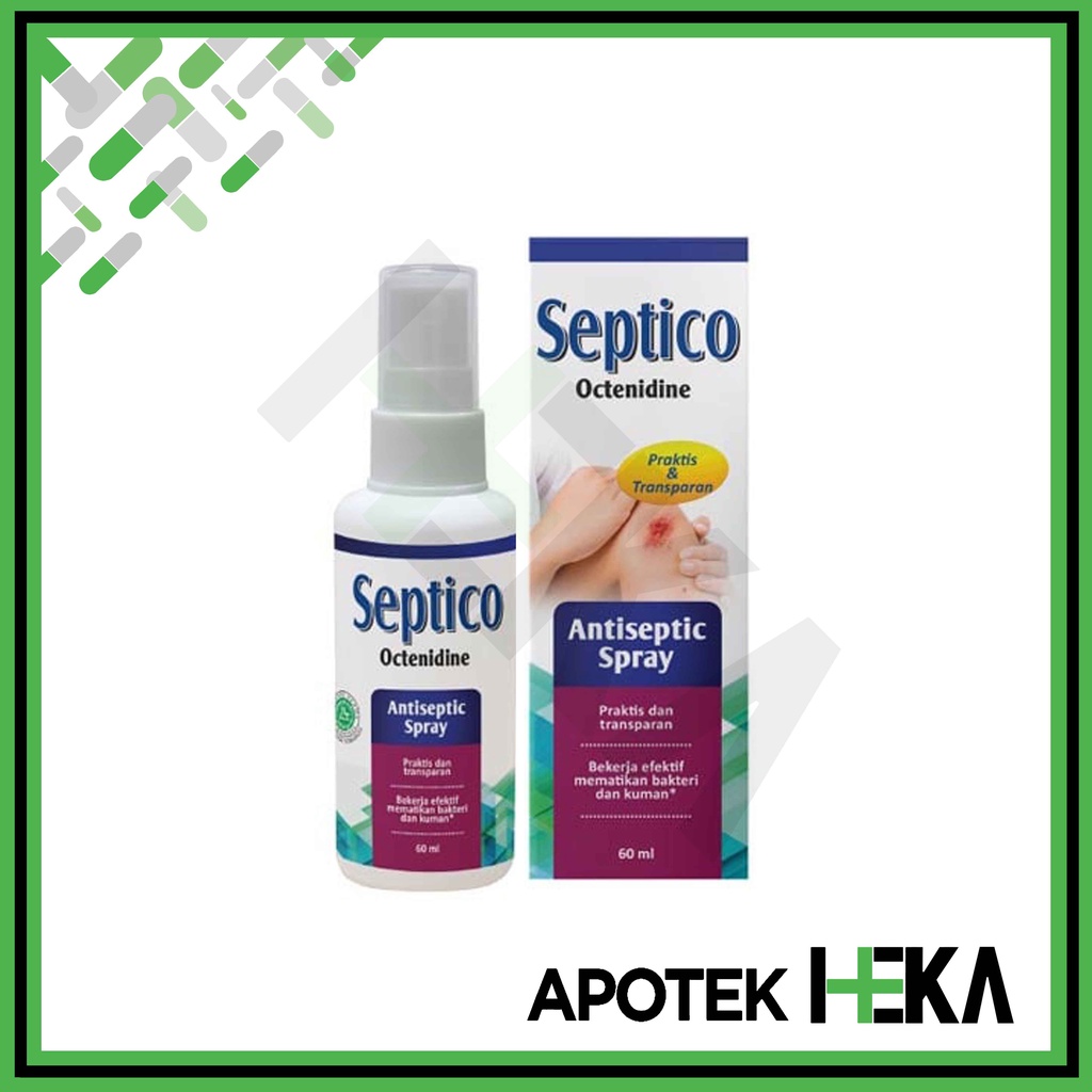 Septico Octenidine Spray 60 ml - Seprotan Antiseptik Luka (SEMARANG)