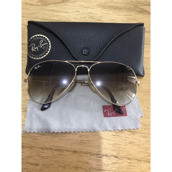 Preloved Sunglasses Kacamata Rayban Aviator Original