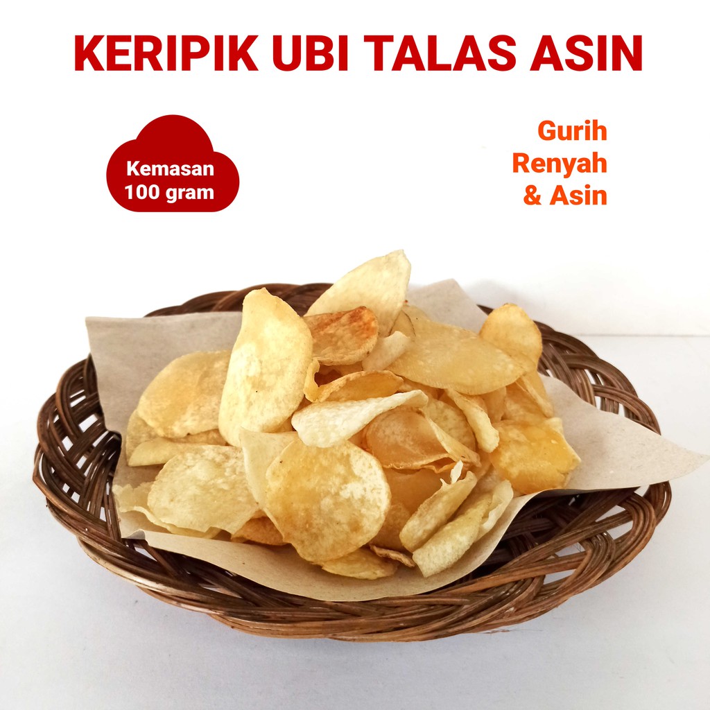 

KERIPIK TALAS ASIN | KERIPIK UBI TALAS ORIGINAL | Kemasan 100 gram